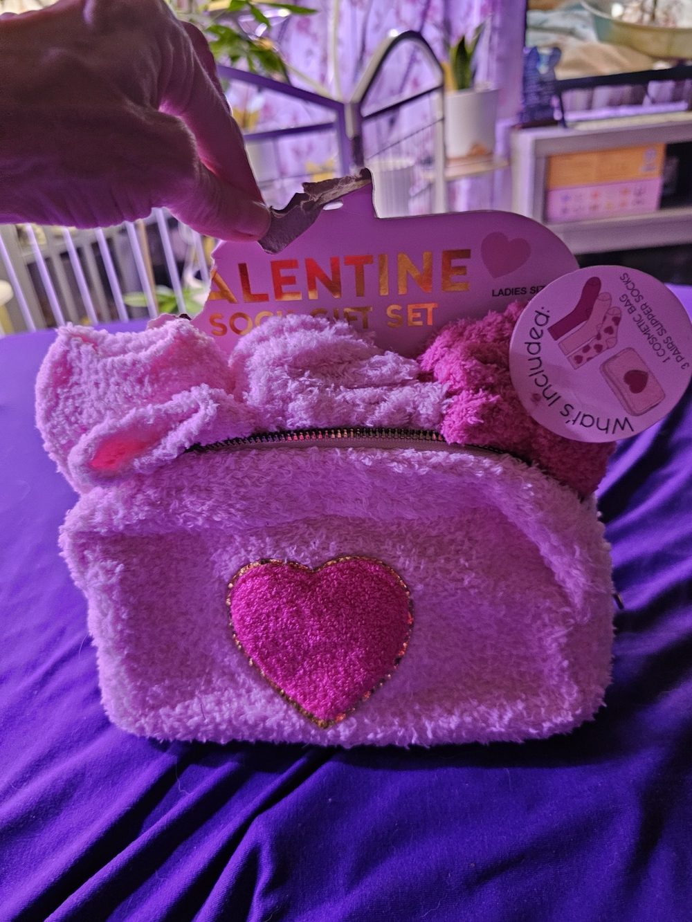 Valentine Sock Gift Set NIP Retail $16